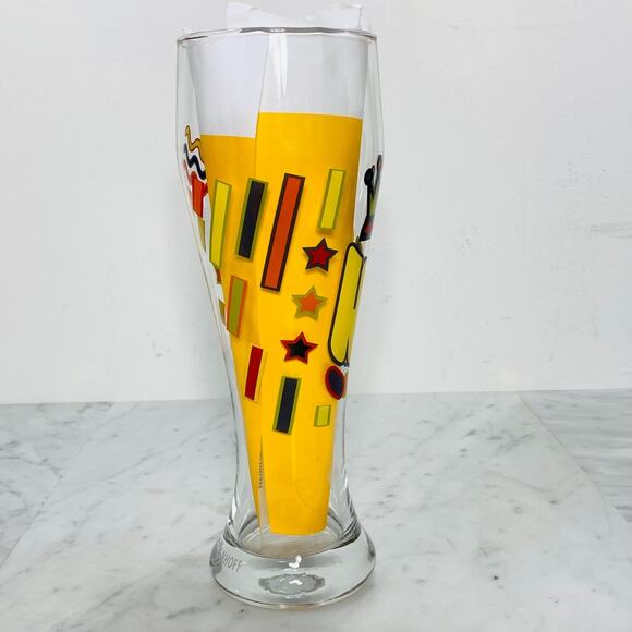 RITZENHOFF Beer Glass w Coasters LAURENCE GARTEL 2007 King Crown 1020091 EUC - Picture 5 of 12